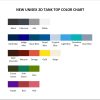 tank top color chart - Attack On Titan UK Store