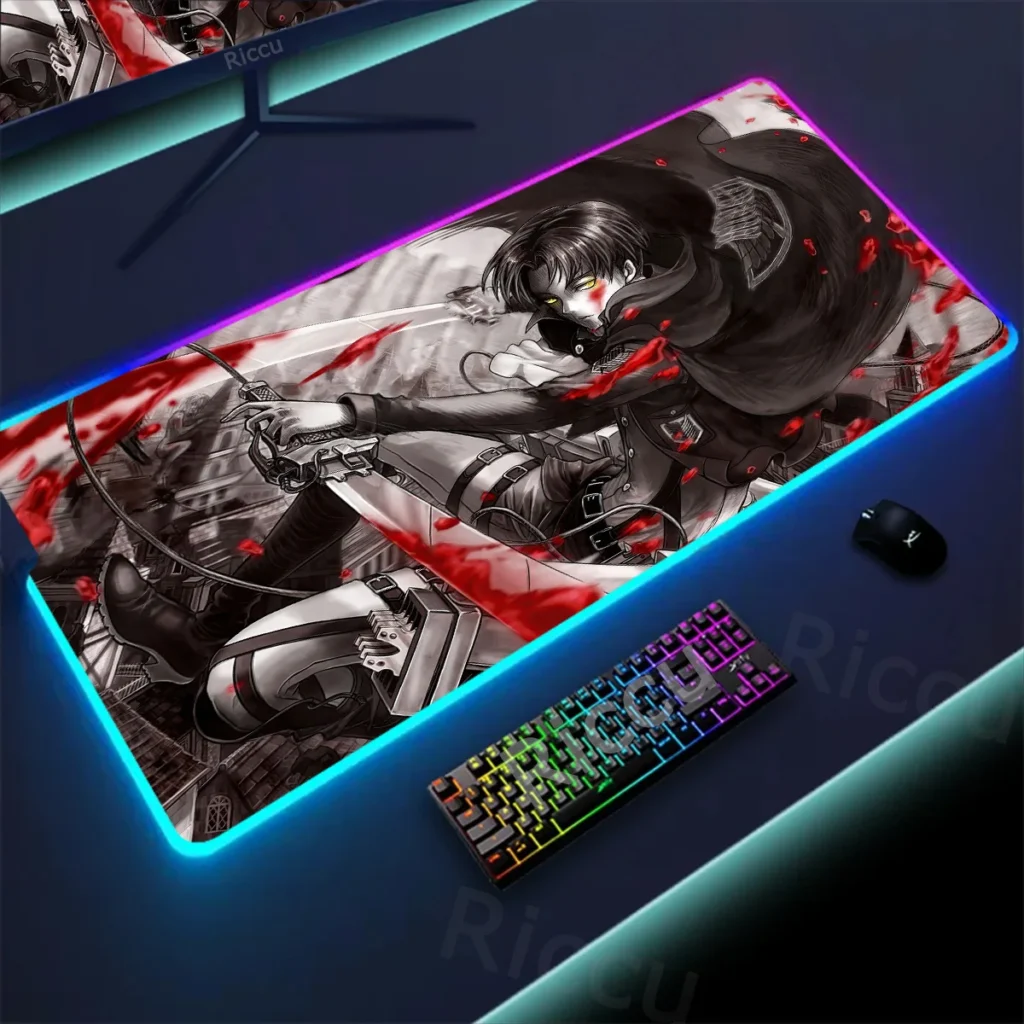 Attack On Titan Levi Warrior  Mouse Pad