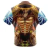 eren Button Up Hawaiian Shirt back 2 - Attack On Titan UK Store