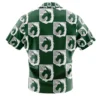 military Button Up Hawaiian Shirt back - Attack On Titan UK Store