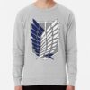 ssrcolightweight sweatshirtmensheather greyfrontsquare productx1000 bgf8f8f8 13 - Attack On Titan UK Store