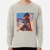 ssrcolightweight sweatshirtmensoatmeal heatherfrontsquare productx1000 bgf8f8f8 28 - Attack On Titan UK Store