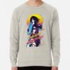 ssrcolightweight sweatshirtmensoatmeal heatherfrontsquare productx1000 bgf8f8f8 31 - Attack On Titan UK Store