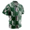 survey corps Button Up Hawaiian Shirt side - Attack On Titan UK Store